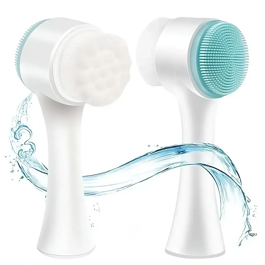 2-in-1 Silicone Facial Cleansing Brush | Assorted — wholesale More Wholesale Goods by the case