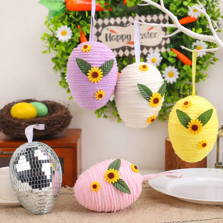 Creative DIY Woven Faux Easter Egg For Decor - Assorted — wholesale Seasonal & Holiday by the case