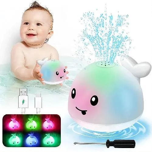 Rechargeable Whale Light-Up Pet Toy - Waterproof Sensory Fidget for Dogs — wholesale Fidgets & Sensory by the case