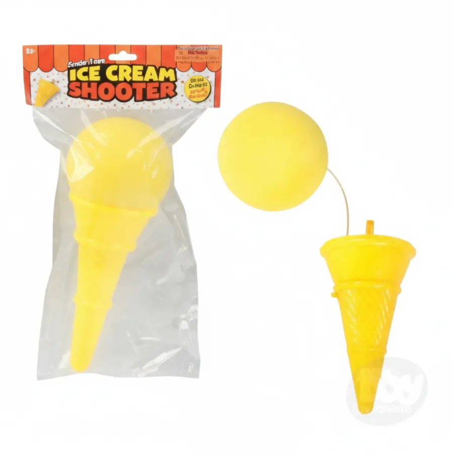 Jumbo Ice Cream Cone Foam Launcher Toy - Fun Novelty Toys for Kids Party Favors and Carnival Prizes — wholesale Party & Gifts by the case