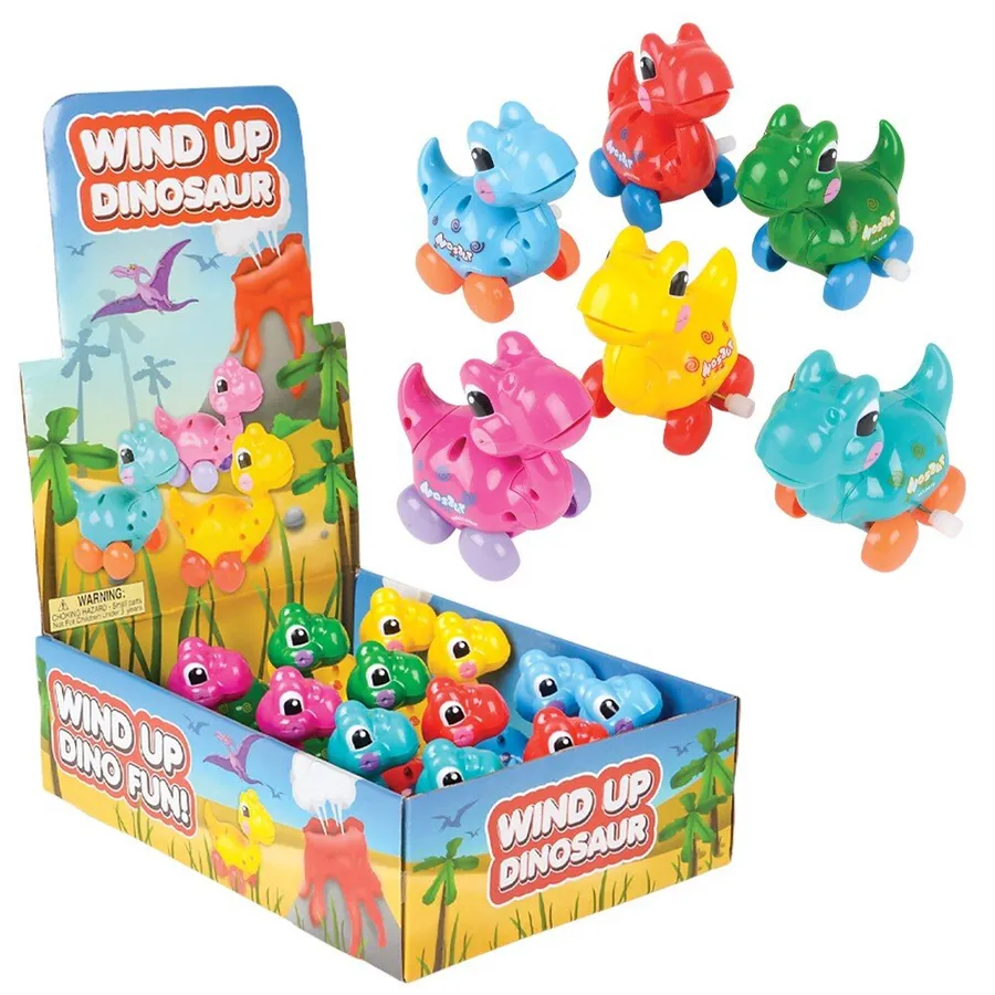 Wind Up Dinosaur Kids Toy - Assorted — wholesale Toys & Games by the case