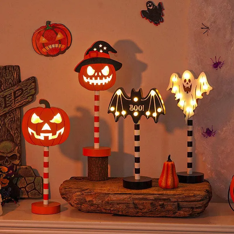 Laughing Pumpkin Night Light Table Lamp - Assorted — wholesale Home & Décor by the case