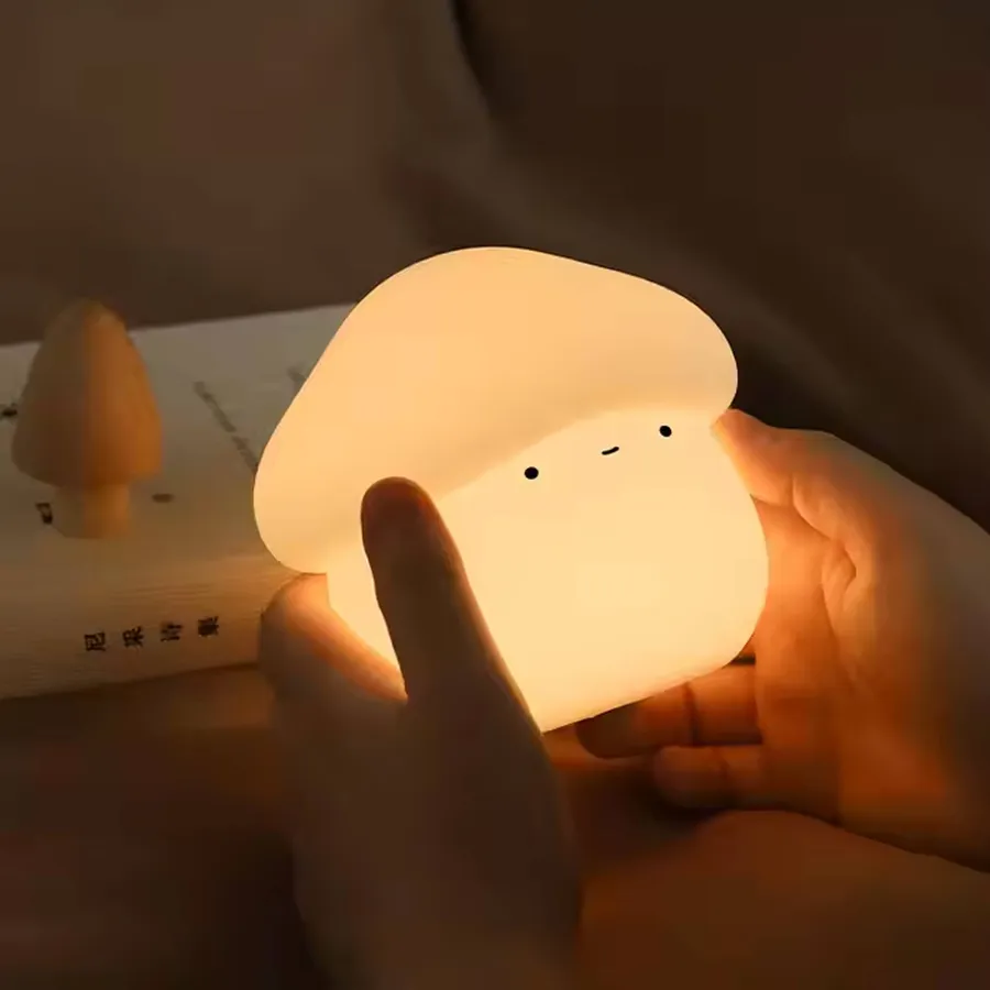 Creative USB-C Charging Mushroom Lamp For Home Décor — wholesale Tech & Gadgets by the case