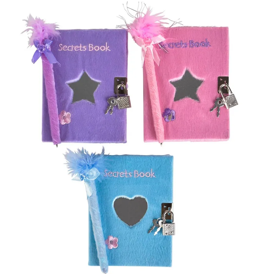 Plush Covered Secret Diary Set — wholesale Plush & Squishies by the case