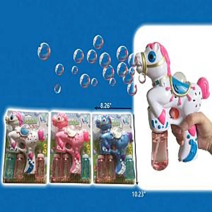 Horse Bubble Blaster With Sound Kids Toys In Bulk — wholesale Toys & Games by the case