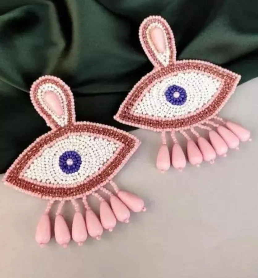 Embroidery Earring Optima Handmade Evil Keeraft Home Gifts — wholesale Apparel & Accessories by the case