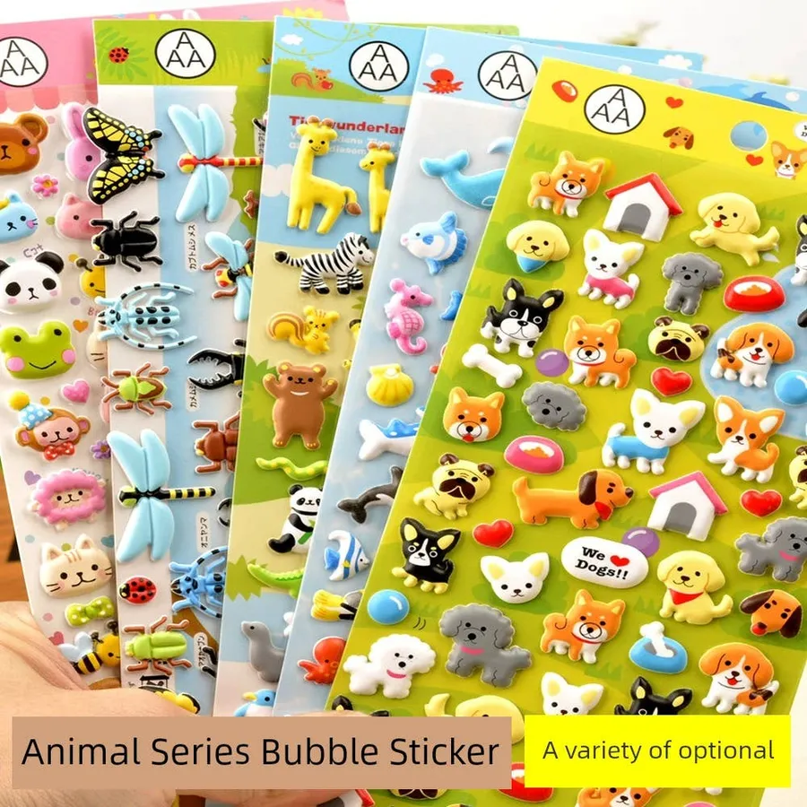 Dinosaur Animal Stereo Reward Sticker in bulk Halloween — wholesale Seasonal & Holiday by the case