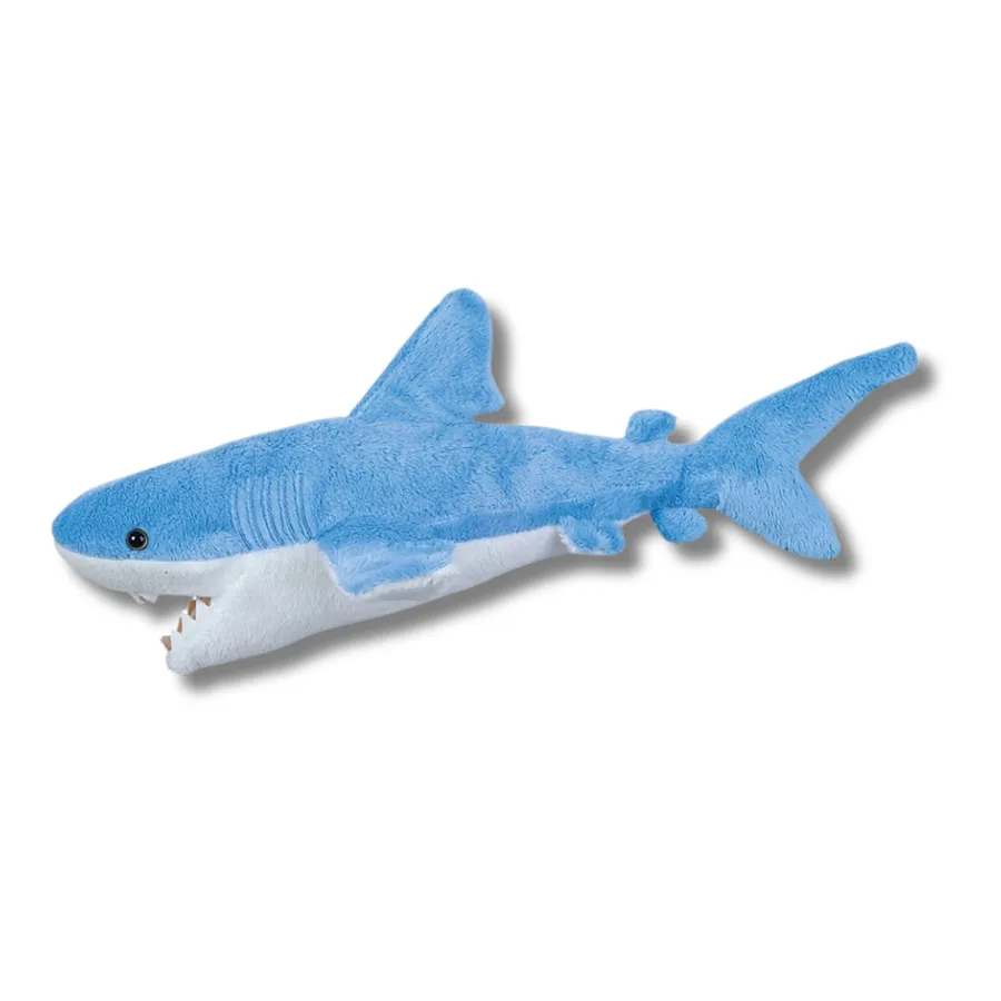Soft Stuffed Blue Shark Kids Toy — wholesale Plush & Squishies by the case