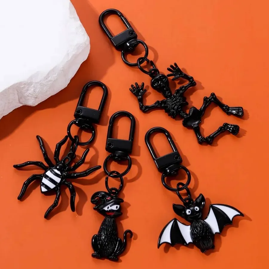 Black Animal Funny Keyring For Kids - Assorted — wholesale Keychains & Charms by the case