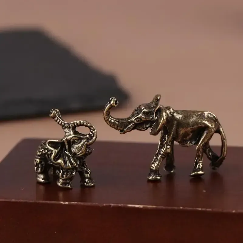 Metal Elephant Statue – Retro Lucky Home Accent — wholesale Home & Décor by the case