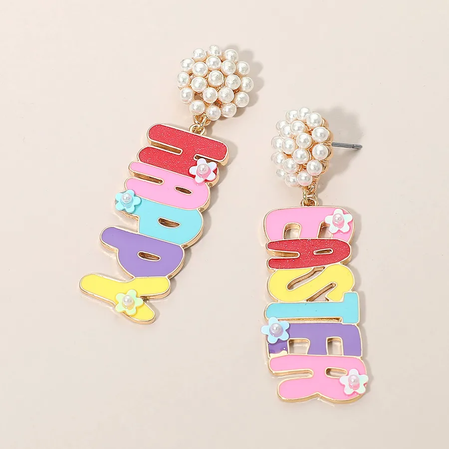 Easter Themed Drop Earrings For Women's — wholesale Seasonal & Holiday by the case