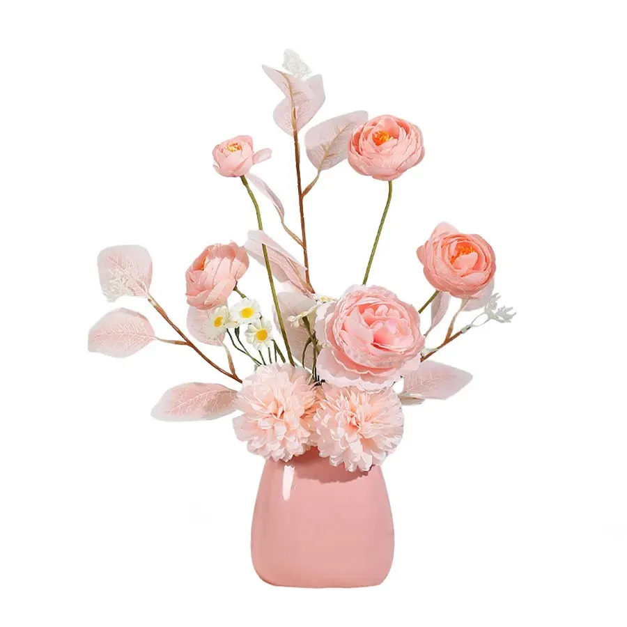 Flower Potted Plant Ceramic Vase Home Décor — wholesale Home & Décor by the case