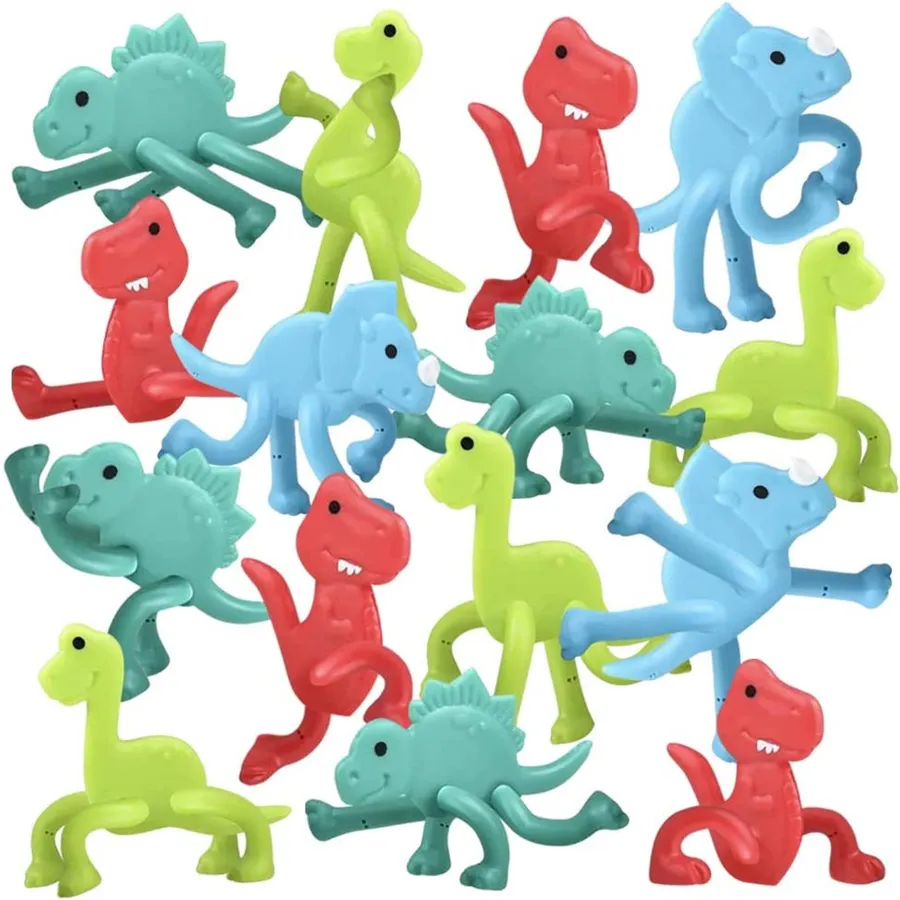 Mini Bendable Dinosaurs - Birthday Party Keeraft Home Gifts — wholesale Party & Gifts by the case