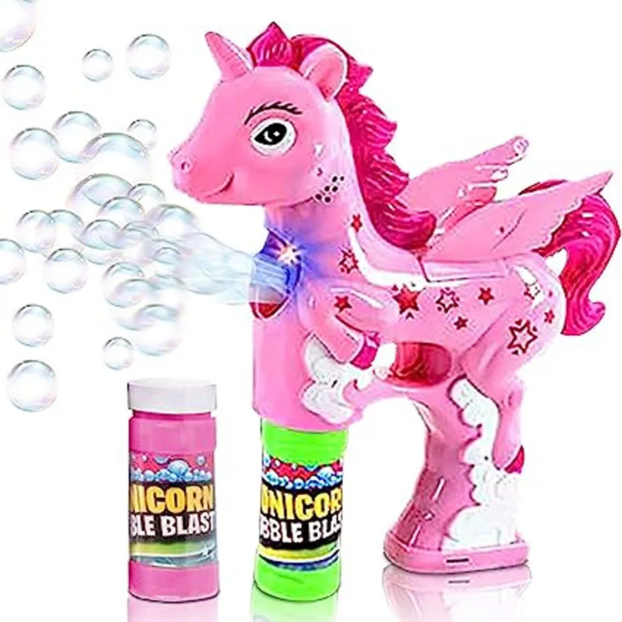 Unicorn Bubble Blaster: Light and Sound Summer Toy for Girls and Boys — wholesale Toys & Games by the case
