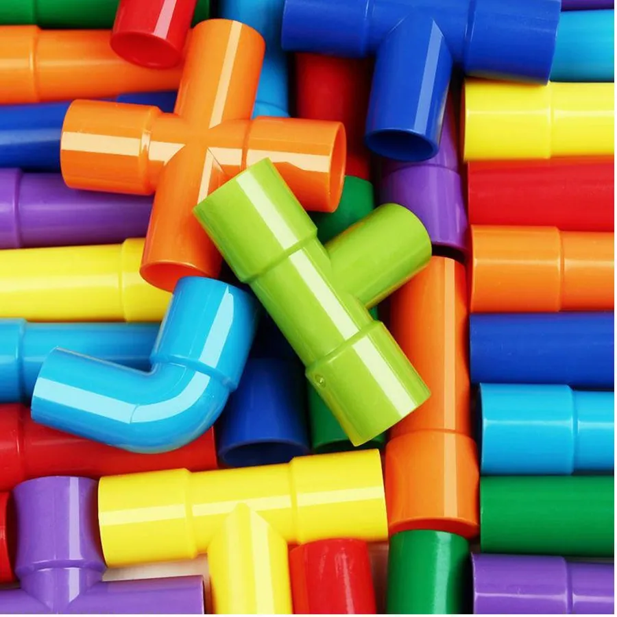 Children's Pipe Building Blocks Toys — wholesale Toys & Games by the case