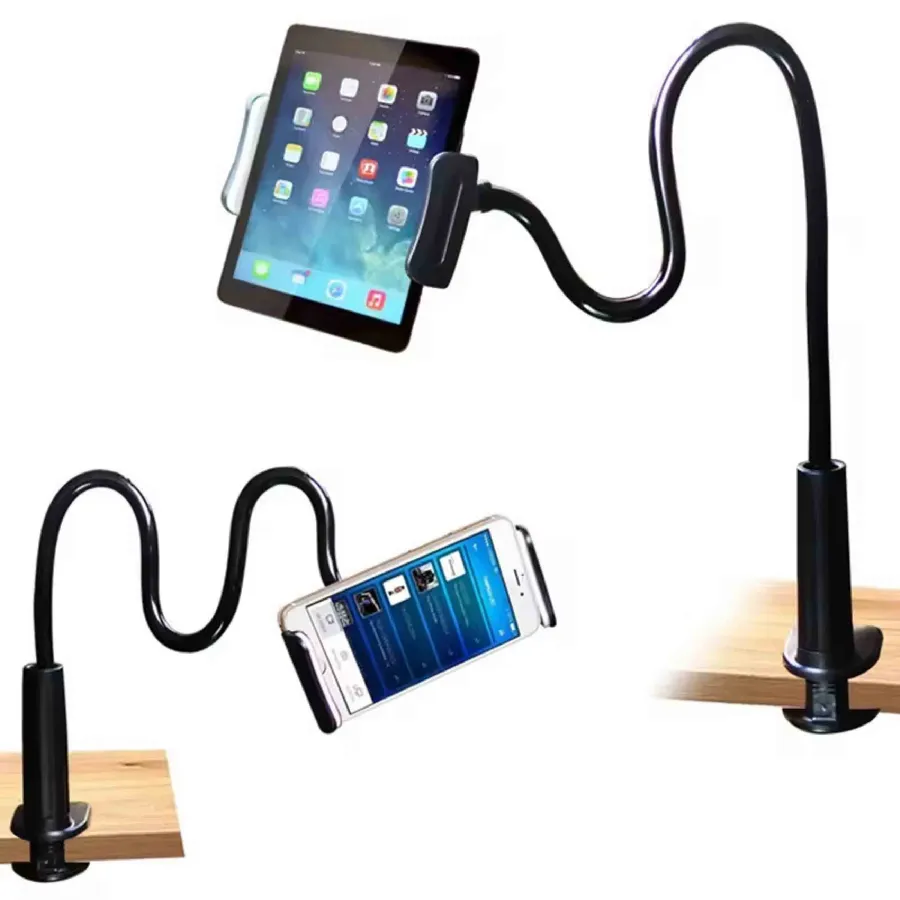 Flexible Phone Stand — Desk & Bed Mount | Universal Compatibility | Adjustable Arm — wholesale Tech & Gadgets by the case