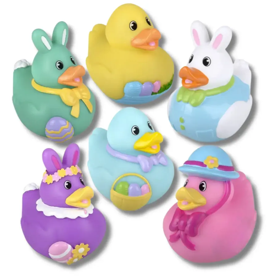Easter Rubber Duckies Fidget Kids Toy — wholesale Fidgets & Sensory by the case
