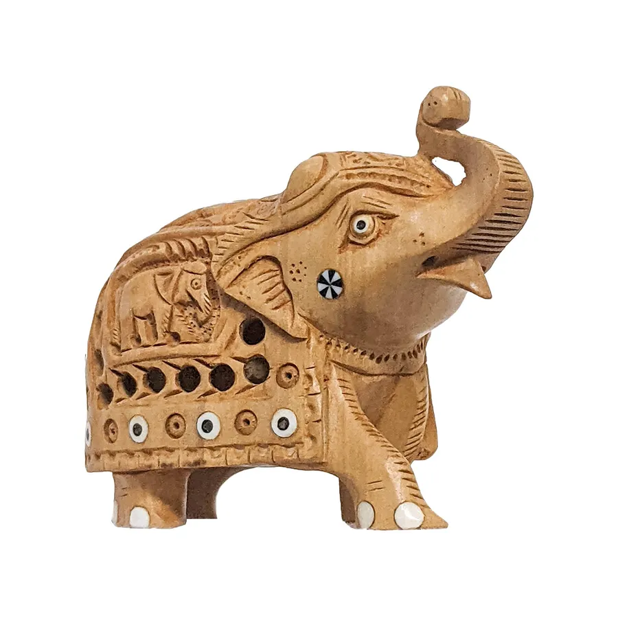 Wooden Good Luck Elephant 5 inch Valentine In Bulk — wholesale Seasonal & Holiday by the case