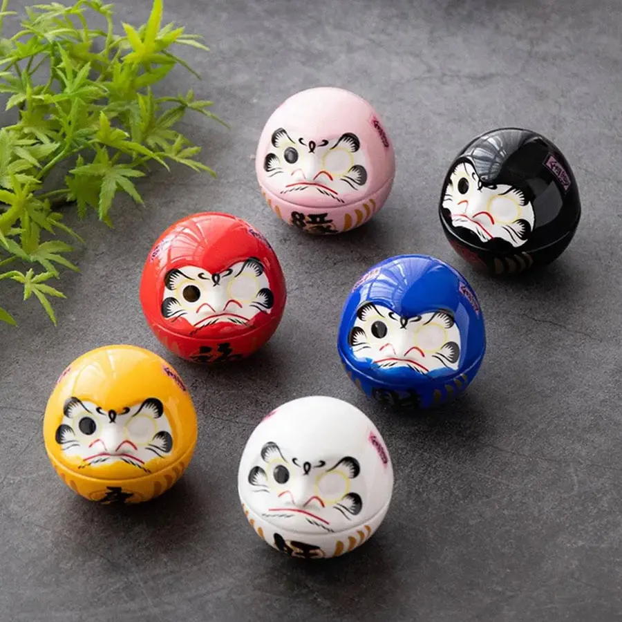 Japanese Ceramic Daruma Doll For Home Decor — wholesale Home & Décor by the case