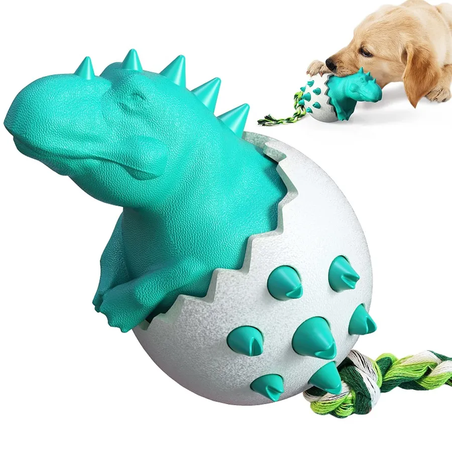 Tough Egg-Shaped Dental Dog Toys - Bulk Assorted — wholesale Pet by the case