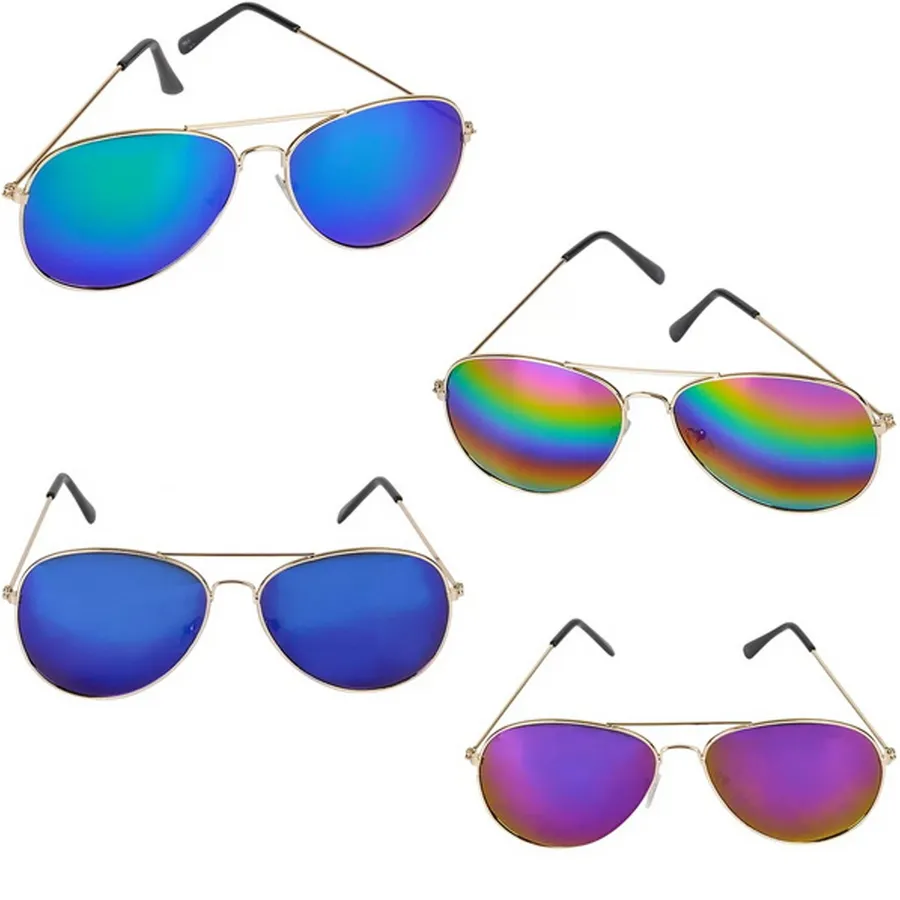 Fashionable Rainbow Lens Sunglasses - Assorted — wholesale Apparel & Accessories by the case