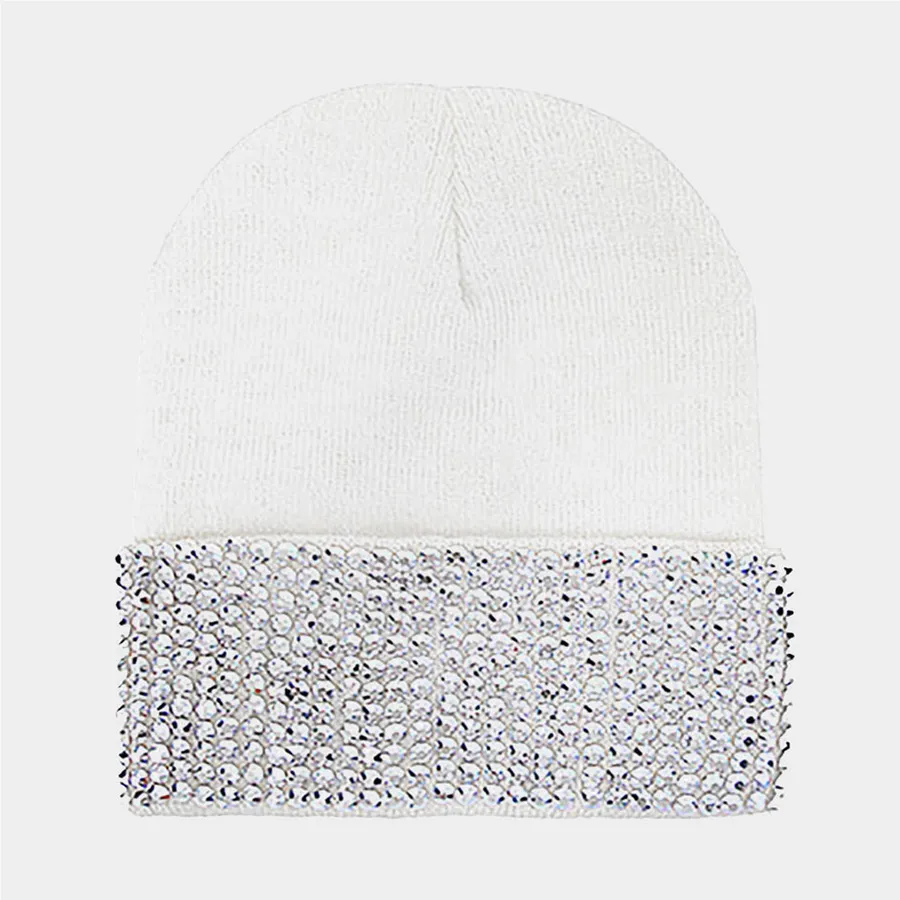 Rhinestone Beanie Hat For Kids - Assorted — wholesale Apparel & Accessories by the case