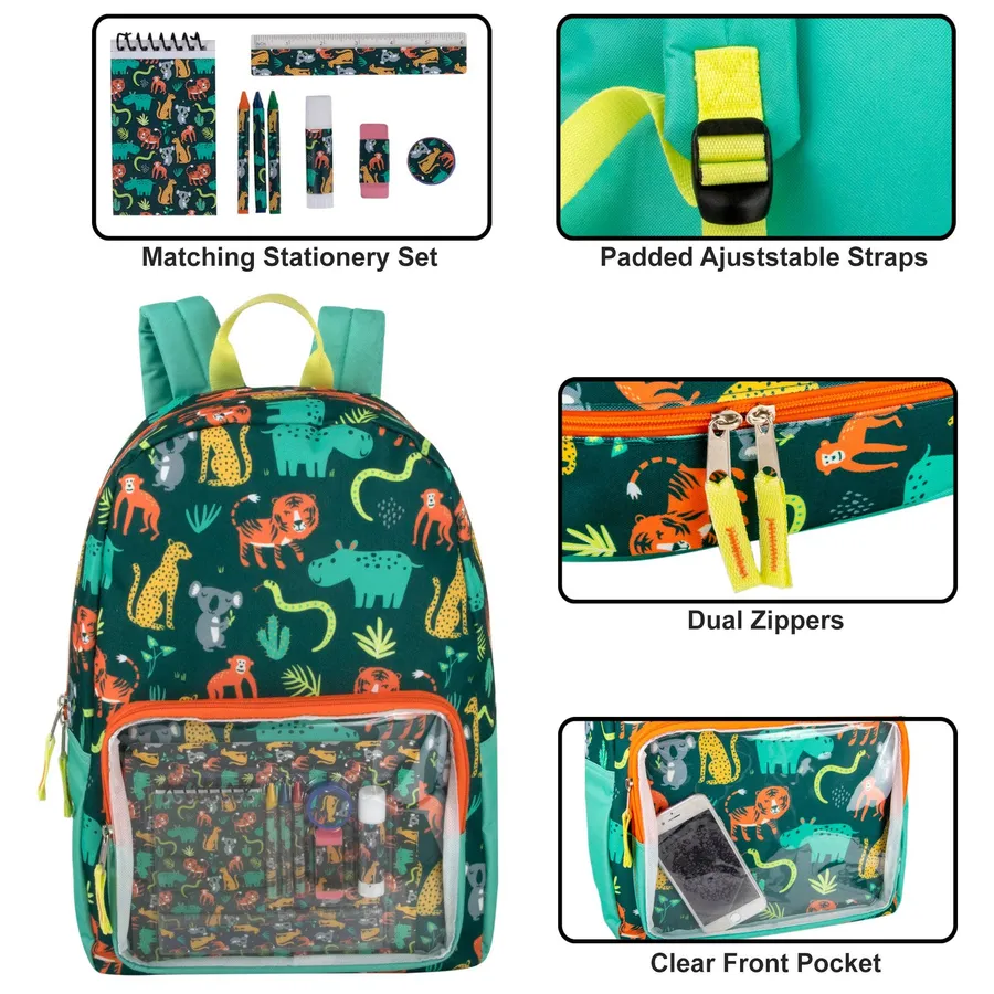 Easter 9-Piece School Supply BackPack Kit-17'' — wholesale Seasonal & Holiday by the case
