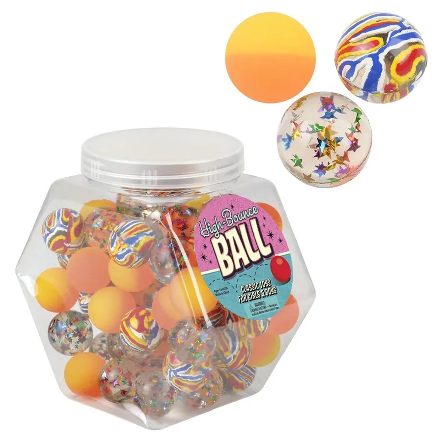 Marbled Themed Bounce Balls For Kids — wholesale Toys & Games by the case