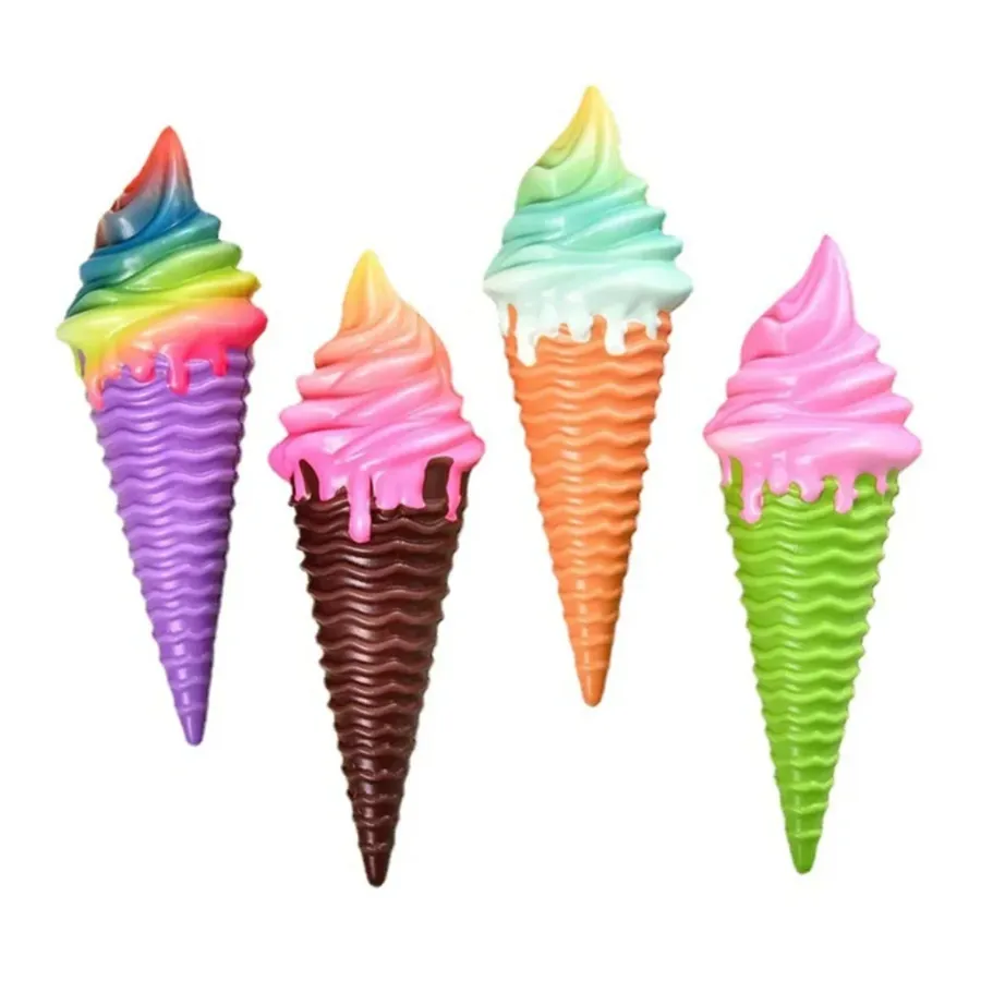 Colorful Ice Cream Squishy Toy – Slow Rising Stress Relief — wholesale Fidgets & Sensory by the case