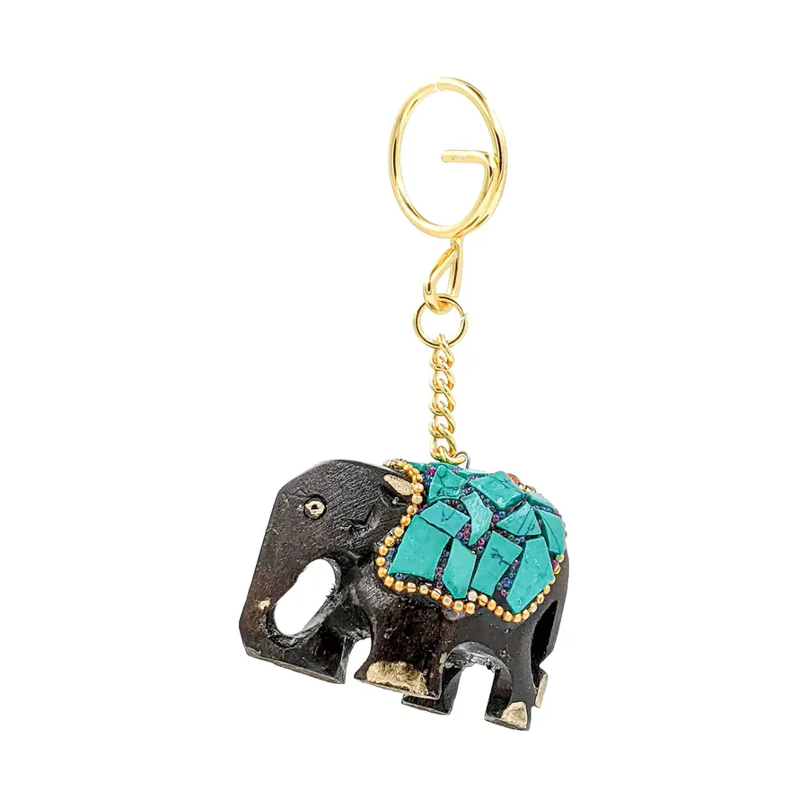 Stone Elephant Keychain & Holder Valentine In Bulk — wholesale Keychains & Charms by the case