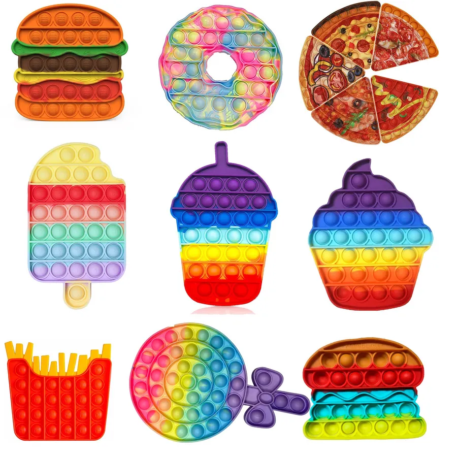 Mix Fast Food Pop It Kids Toy — wholesale Fidgets & Sensory by the case
