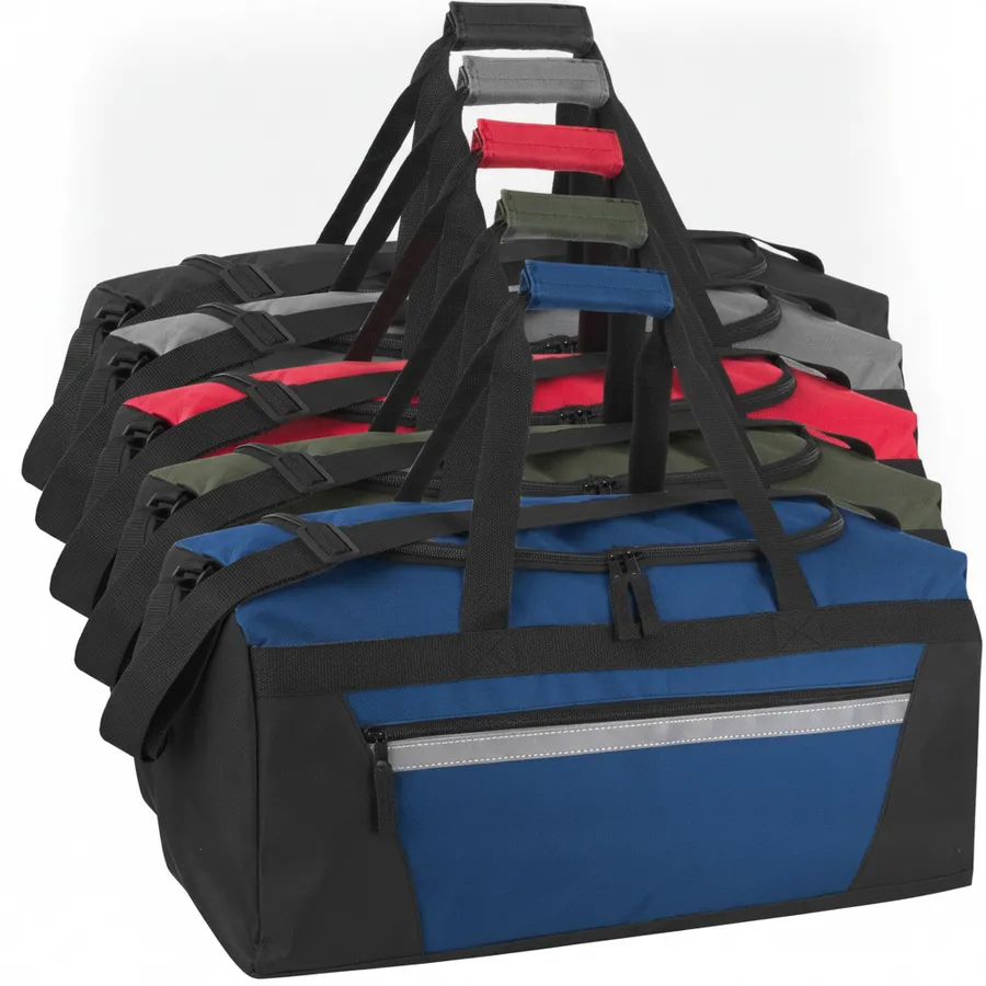 22-Inch Reflective Travel Duffel Bag - Multi-Purpose Gym & Weekender Bag — wholesale Bags & Backpacks by the case