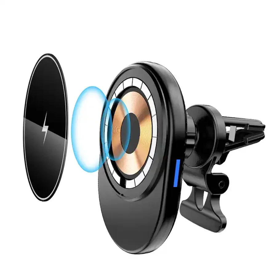 Magnetic 360° Adjustable Car Charger & Phone Holder — wholesale Tech & Gadgets by the case