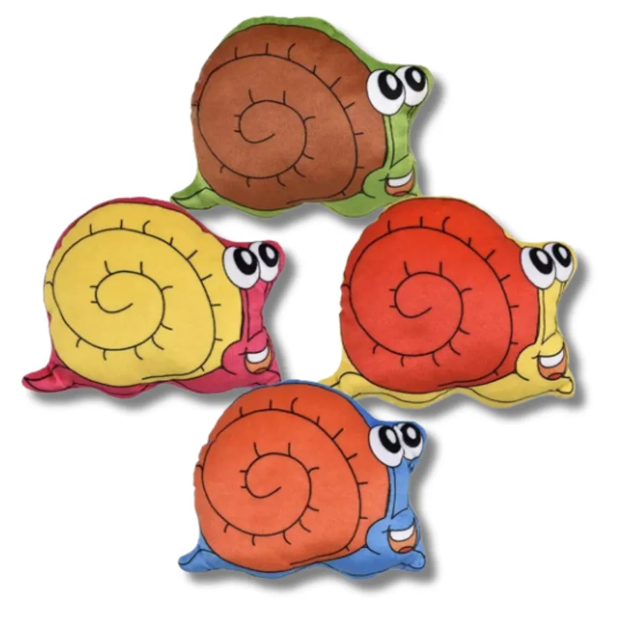 Snail Soft Plush Kids Toy- Assorted — wholesale Plush & Squishies by the case