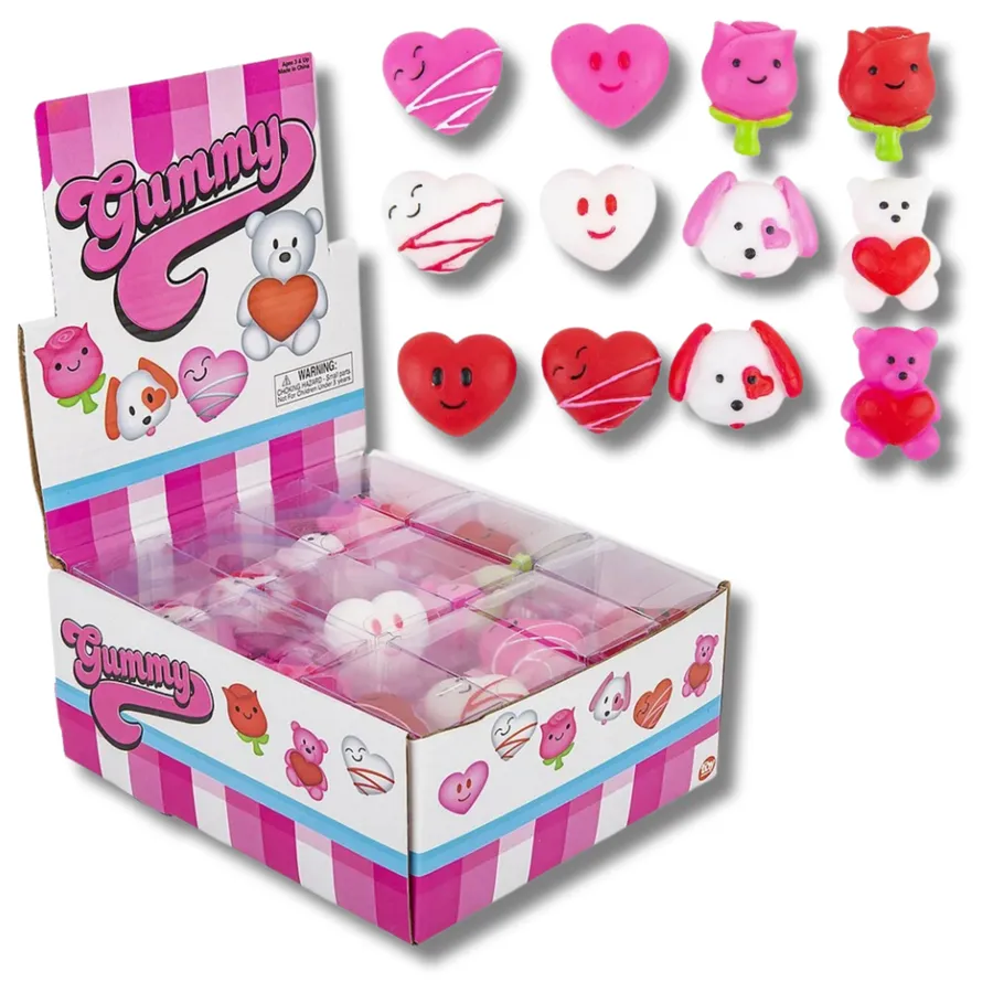 Gummy Characters Fidget Kids Toy- Assorted — wholesale Fidgets & Sensory by the case