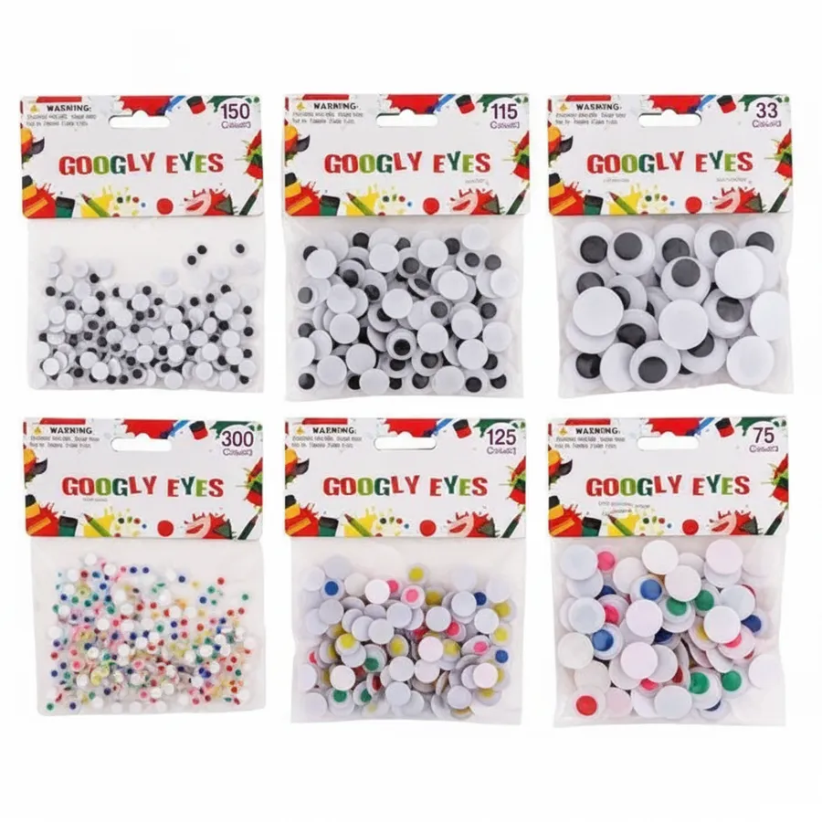 Kids Stationery Craft Googly Eyes - Assorted School Supplies for Classroom Art Projects — wholesale Stationery & Office by the case