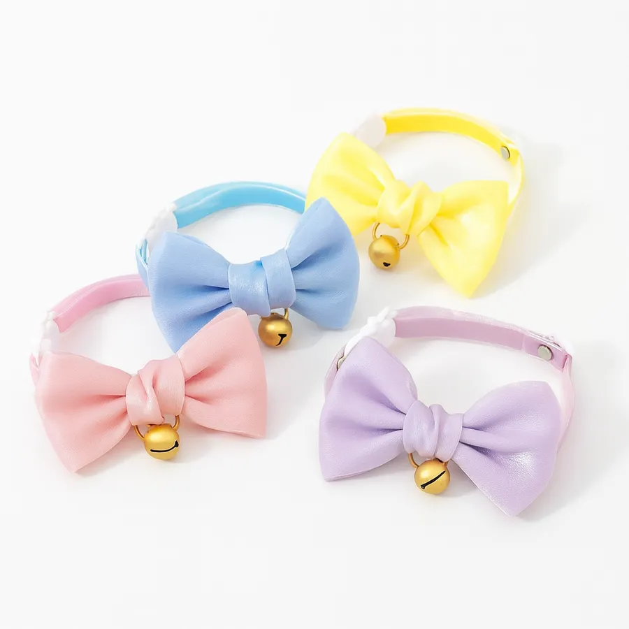 Velvet Bow Cat Collar w Bell – Cute Pet Boutique — wholesale Home & Décor by the case