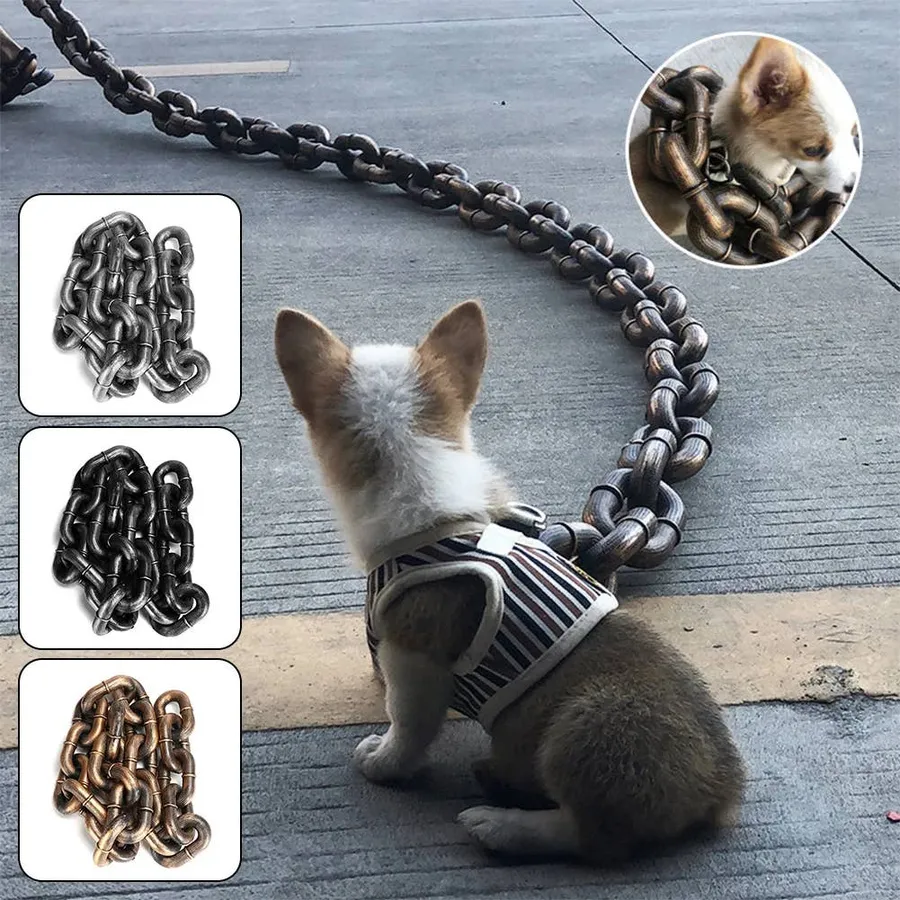 Funny Dog Chain Leash — Gullee Gadgets Pet Gear — wholesale Kitchen & Drinkware by the case