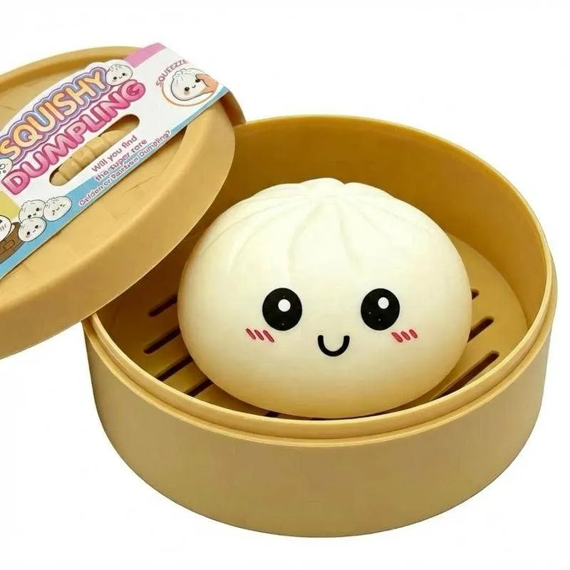 Glitter Bao Bun Squishy - Mystery Steamed Dumpling Fidget — wholesale Fidgets & Sensory by the case