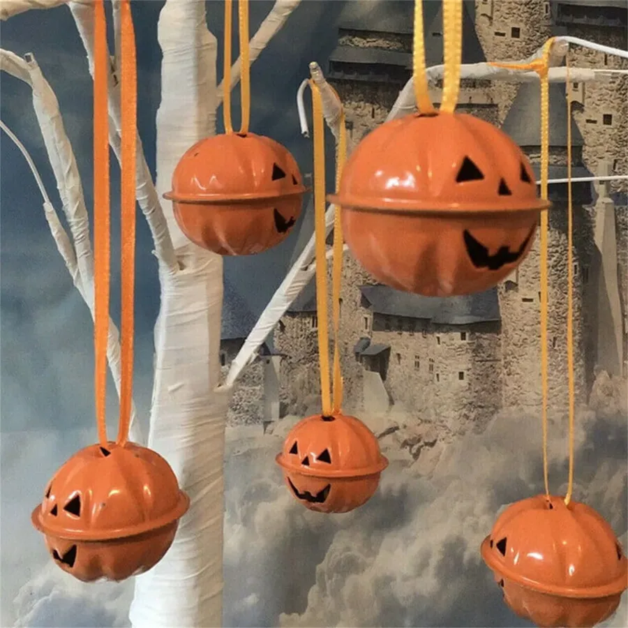 Iron Pumpkin Bells for Halloween Decoration in Bulk — wholesale Seasonal & Holiday by the case