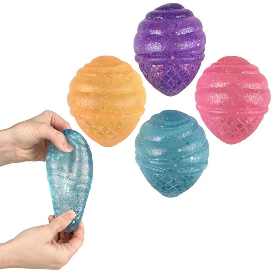 Ice Cream Squishy Squeeze Kids Toy- Easter Assortments — wholesale Fidgets & Sensory by the case