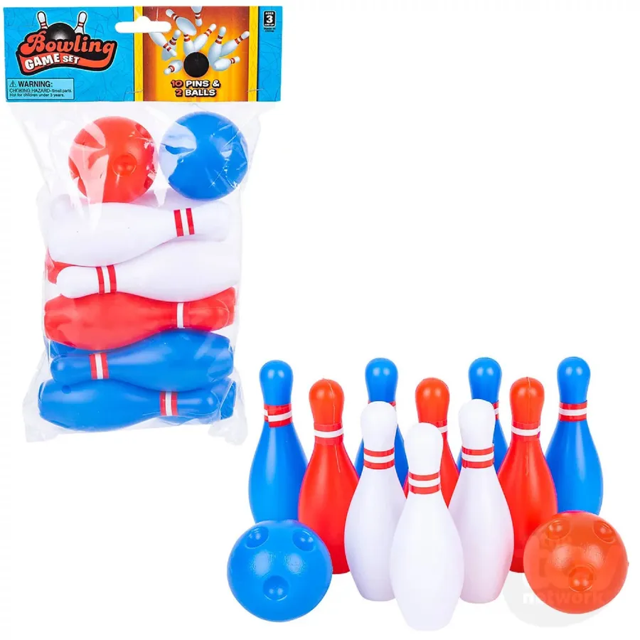 Bowling Set for Kids 4.25" - Assorted — wholesale Toys & Games by the case
