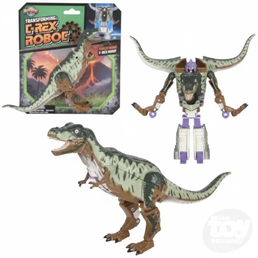 T-Rex Robot Action Figure Toy - Kids Toys for Imaginative Play and Birthday Gifts — wholesale Toys & Games by the case