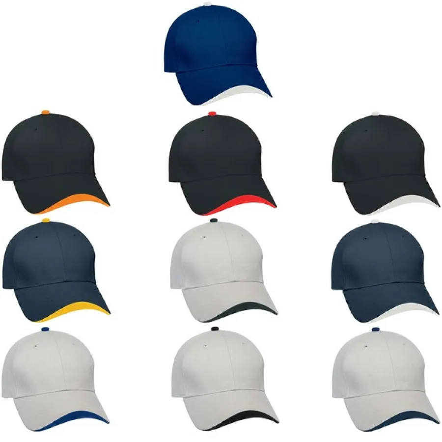 Wave Sandwich Unisex Baseball Cap- Assorted — wholesale Apparel & Accessories by the case