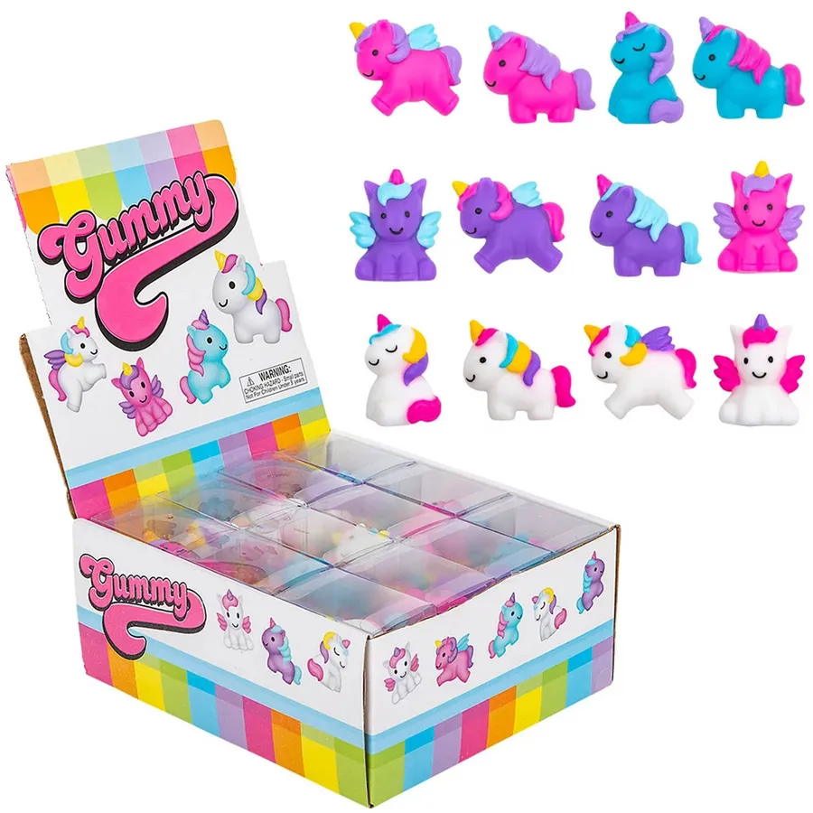 Gummy Unicorn Kids Toys - Assorted — wholesale Toys & Games by the case