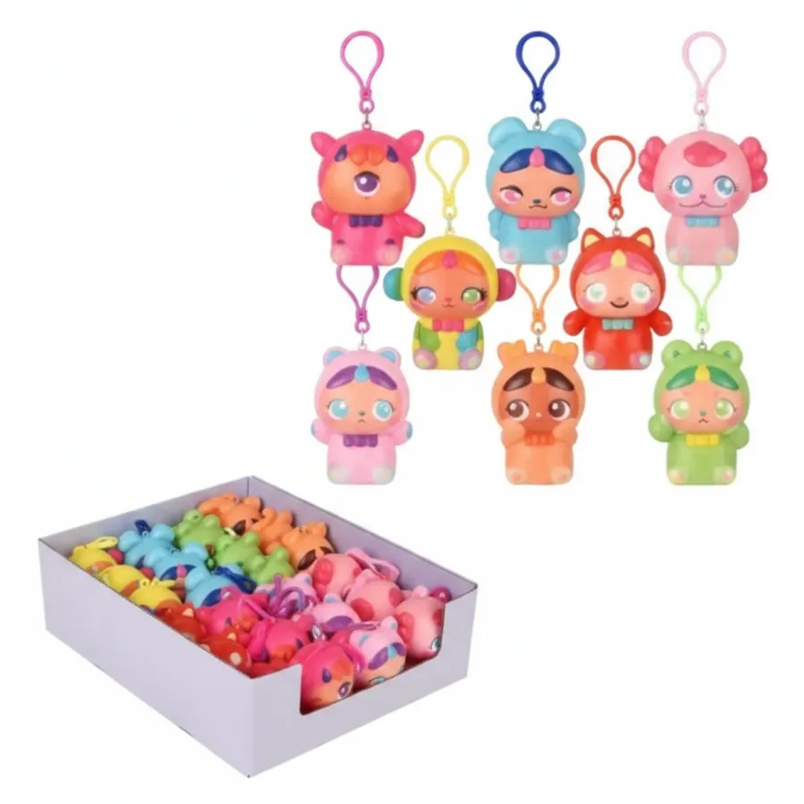 Squishy Doll Clip-On Sensory Toy - Portable Fidget and Stress Relief — wholesale Fidgets & Sensory by the case