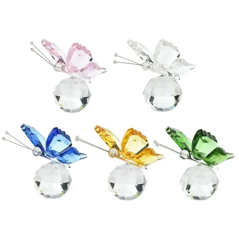 Butterfly Crystal Decor Table Ornament Gift - Assorted — wholesale Home & Décor by the case