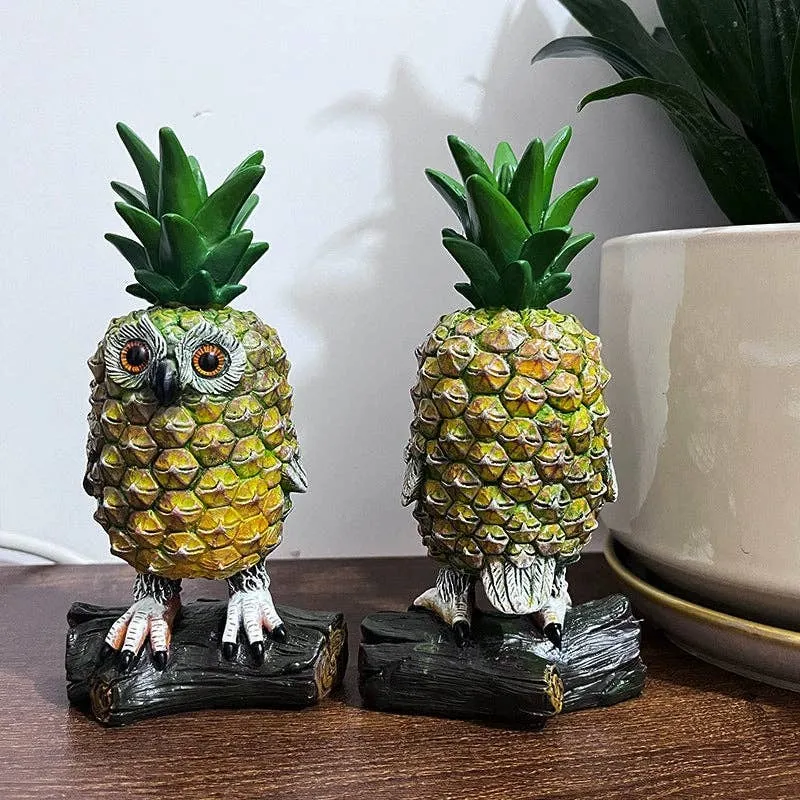 Pineapple Owl Resin Craft Statue for — wholesale Toys & Games by the case