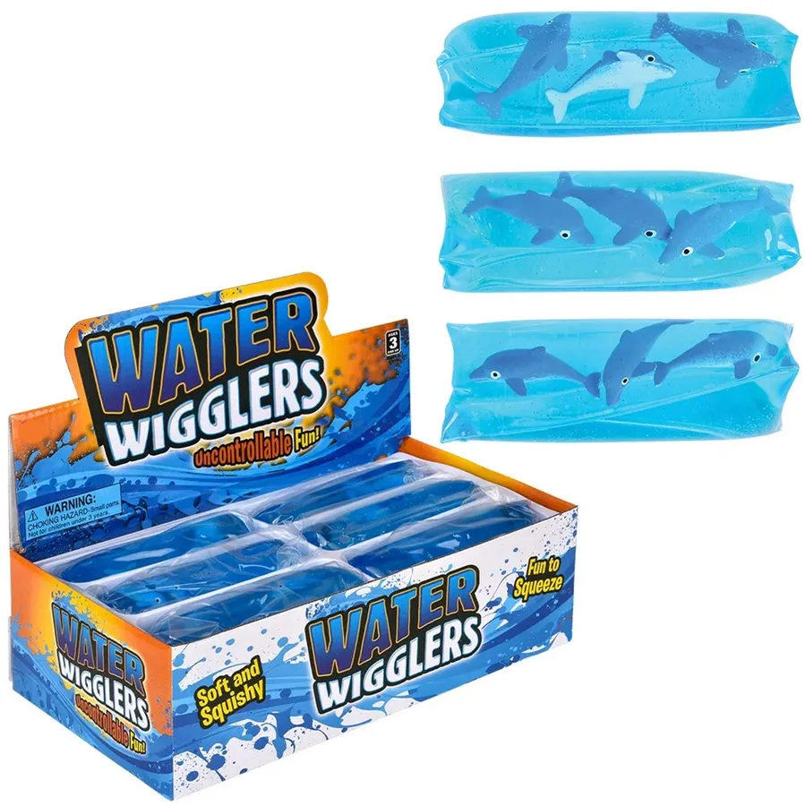 Squishy Dolphin Water Wiggler Toy For Kids — wholesale Plush & Squishies by the case