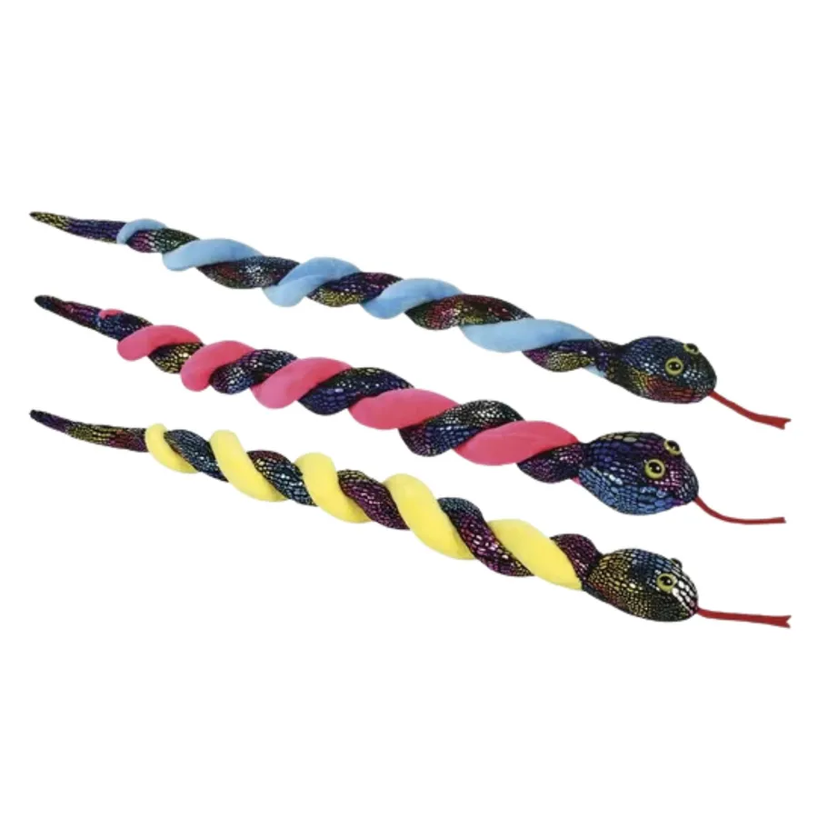 Soft Plush Twistable Snake Kids Toys - Assorted — wholesale Plush & Squishies by the case